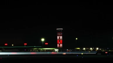 Sabiha Gökçen Havalimanı’nın kulesi kırmızı ve beyazla aydınlatılacak