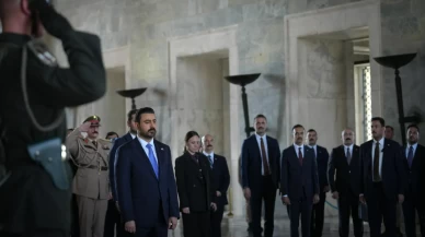 Irak Başbakanı Zeydi Anıtkabir ziyaretinde bulundu