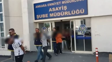 Ankara'da gasp çetesi operasyonu!
