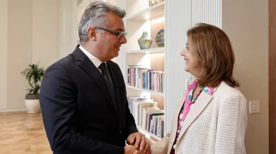 KKTC Cumhurbaşkanı Erhürman, BM Temsilcisi Cuellar'ı kabul etti