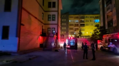 İlkokulda yangın paniği!