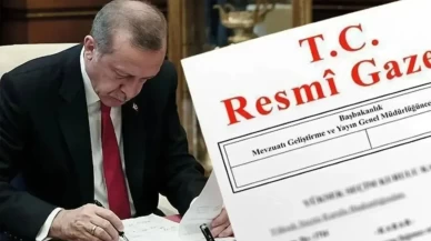 Cumhurbaşkanı Erdoğan'ın imzasıyla yeni atama kararları Resmi Gazete'de yayımlandı
