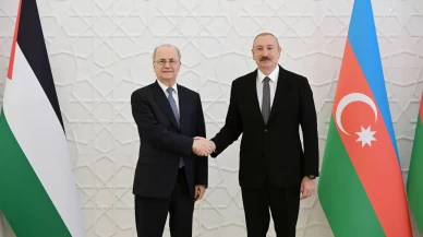 Aliyev, Filistin Başbakanı Mustafa'yı kabul etti
