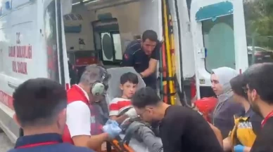 Çorum'da parmağı kopan çocuğun yardımına ambulans helikopter koştu