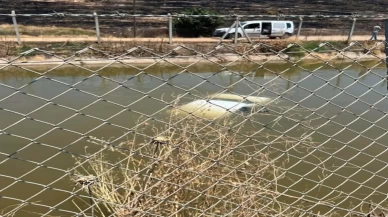 Aydın’ın Efeler ilçesinde sulama kanalına uçan otomobilin sürücüsü ve 2 çocuğu kurtarıldı