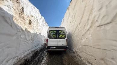 Yaz geldi ama Cilo Dağı'nda kış bitmedi!
