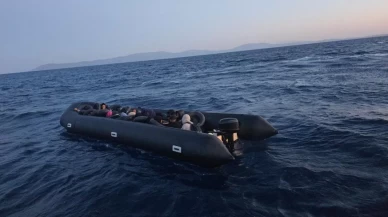 İzmir açıklarında düzensiz göçmen operasyonu!