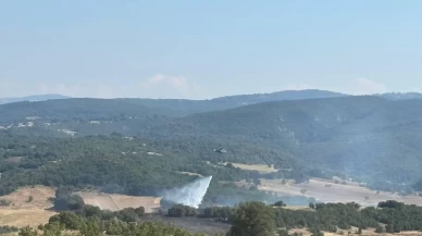Kızıldamlar Barajı mevkiinde orman yangını!