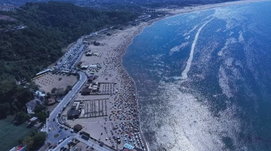 Şile sahillerinde hafta sonu yoğunluğu