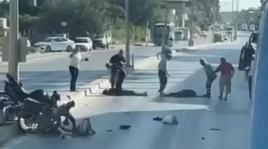 Yaya geçidinde iki motosiklet çarpıştı: 1 ölü, 1 yaralı
