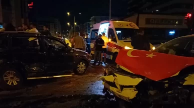 Bursa’da iki otomobil çarpıştı: 7 yaralı
