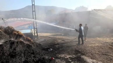 Kastamonu'da ahır yangını: 14 büyükbaş hayvan telef oldu