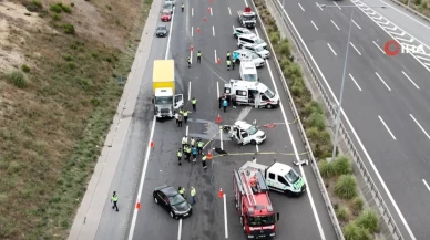 Kuzey Marmara Otoyolu’nda feci kaza!