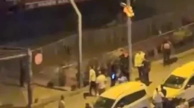 Yol ortasında dakikalarca darbettiler