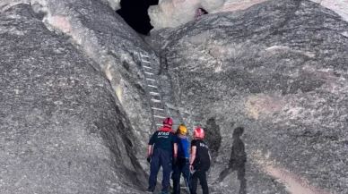 Kapadokya'da fotoğraf sevdası peribacasında son buldu