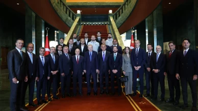 Cumhurbaşkanı Erdoğan Süper Lig takımlarını kabul etti!