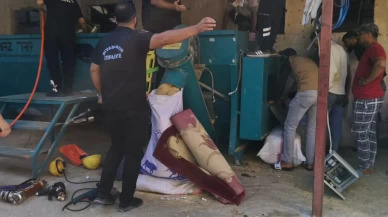 Yem makinesine kapılan işçi kurtarılamadı