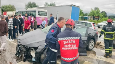 Kazada yaralanan sürücü yaşam mücadelesini kaybetti