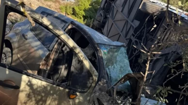 Menderes’te trafik kazası: 2 ölü, 1 yaralı