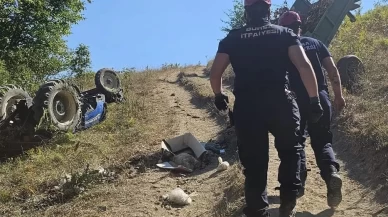 15 yaşındaki sürücü traktörün altında kaldı