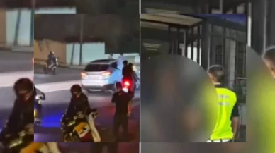 Pendik'te trafiği kilitleyen magandalara ceza yağdı