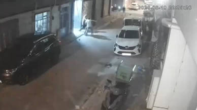 Kadına şiddete müdahale eden polisleri yaraladılar