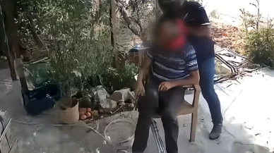 Evinin bahçesinde darbedilmişti