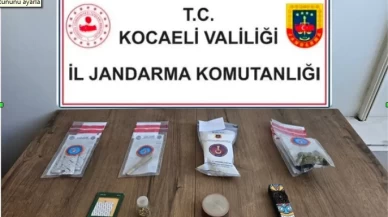 TEM’de durdurulan otomobilden uyuşturucu çıktı