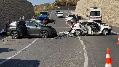 Antalya-Konya yolu üzerinde zincirleme kaza: 1'i ağır 4 yaralı
