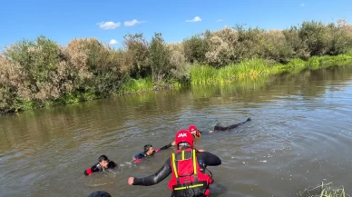 Ardahan’da Kura Nehri’ne düşen çoban kayboldu