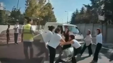 İstanbul'da kadınların yumruklu kavgası kamerada