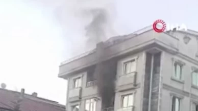 Darıca'da 4 katlı binada yangın ve şiddetli patlama!