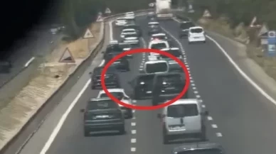 İnegöl’de makas atan sürücüye 10 bin lira ceza kesildi