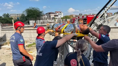 Sakarya’da yüksek gerilim hattına temas eden işçi ağır yaralandı