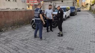 Ağrı’da tehlikeli sürüş yapan motosikletliye 17 bin 719 lira ceza