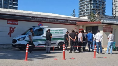 Asfalt şantiyesinde elektrik akımına kapıldı