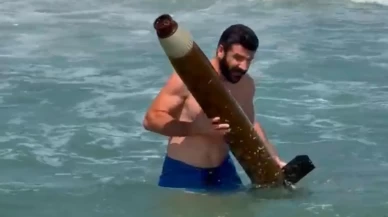 Sinop’ta denizden roket parçasını andıran şüpheli cisim çıktı