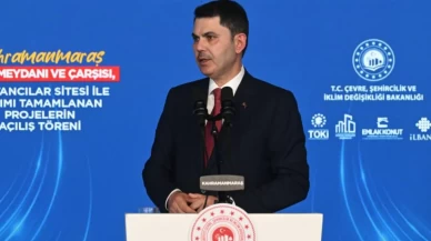 Bakan Murat Kurum'dan Kahramanmaraş'ta konut müjdesi: 74 bin yuvayı teslim ettik
