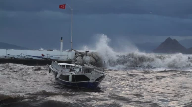 Muğla’da fırtına alarmı! Bodrum-Datça feribot seferleri iptal