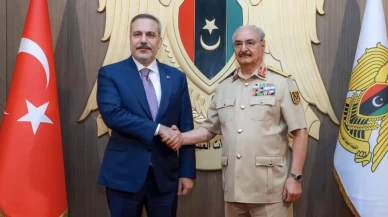 Bakan Fidan'dan Bingazi'de, Halife Hafter ile kritik görüşme!