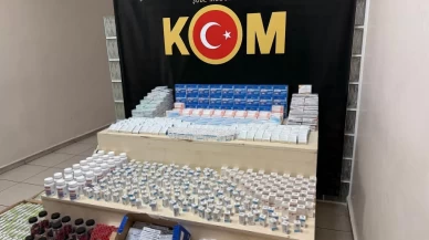 11 milyon liralık kaçak steroid ele geçirildi