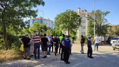 Komşu kavgasında beylik tabancasını ateşledi