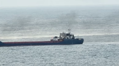 Karadeniz'de İHA hedefi olan gemi Zonguldak'ta