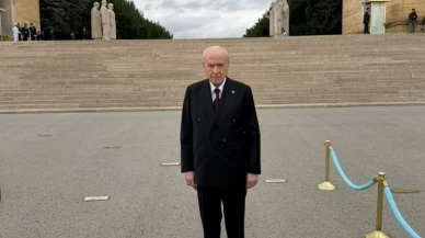 MHP Lideri Devlet Bahçeli Anıtkabir’de 30 Ağustos törenine katıldı