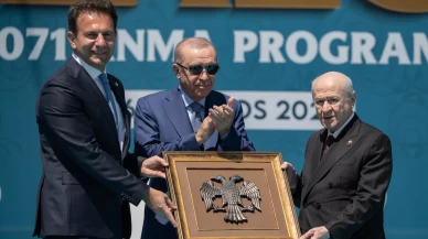 Cumhurbaşkanı Erdoğan ve MHP Lideri Bahçeli, Malazgirt 1071 Anma Programı'na katıldı