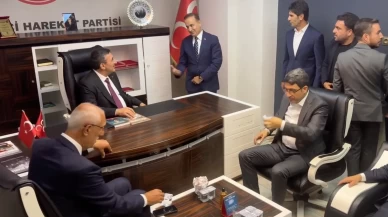 Cumhurbaşkanı Yardımcısı Yılmaz’dan MHP teşkilatına ziyaret