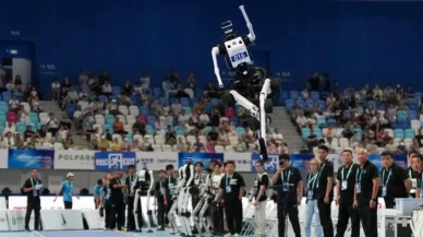 Dünya İnsansı Robot Oyunları'ndan dikkat çeken görüntüler