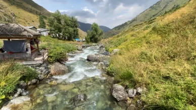 Kaçkar Dağları’nın eteğindeki Yaylalar köyüne yaz ilgisi