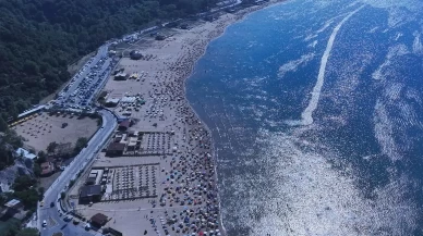 Şile sahillerinde hafta sonu yoğunluğu
