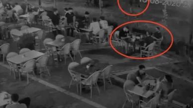 Ağacın arkasında gizlenip ateş açtı